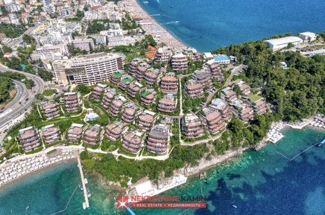 two bedroom luxury apartment in dukley gardens budva kamin nekretnine real estate