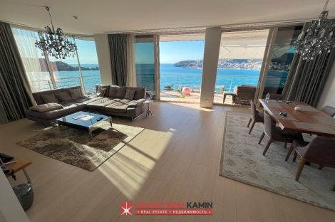 two bedroom luxury apartment in dukley gardens budva kamin nekretnine real estate