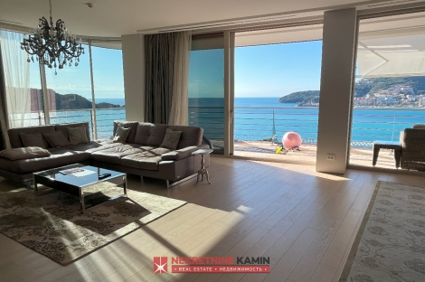 two bedroom luxury apartment in dukley gardens budva kamin nekretnine real estate