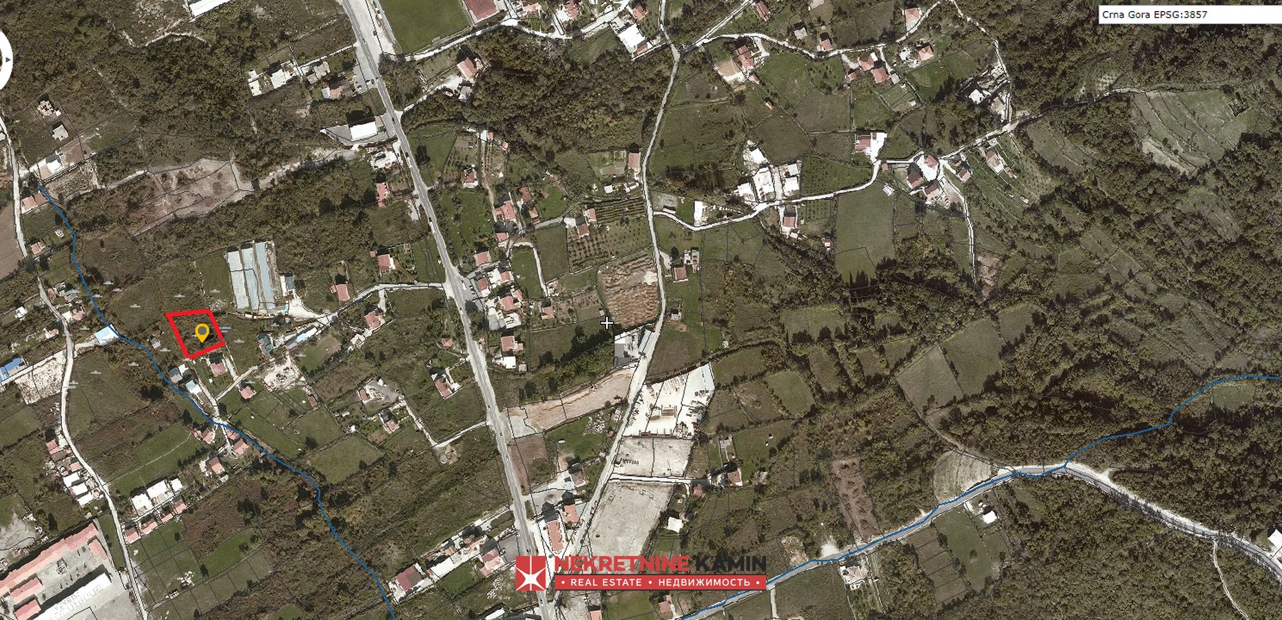 Prostran urbanizovan plac za gradnju površine 1716m2, Radanovići, Kotor